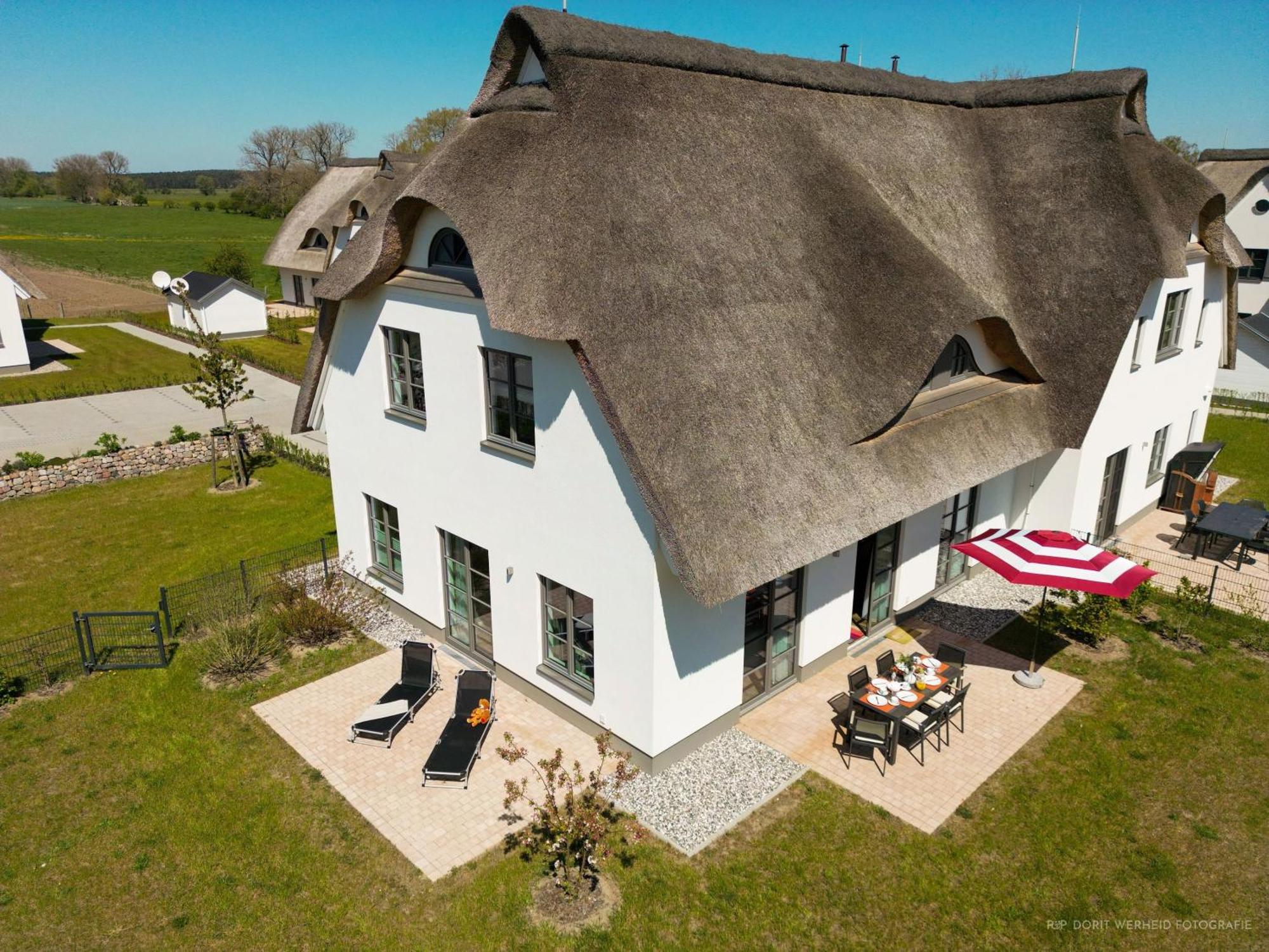 Villa Inseldomizil Stolpe - Urlaub Unter Reet Auf Usedom Stolpe auf Usedom Esterno foto