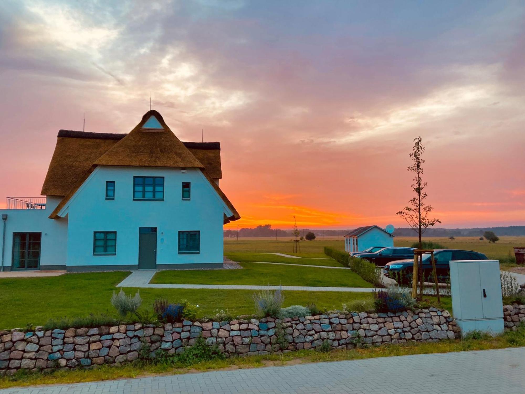 Villa Inseldomizil Stolpe - Urlaub Unter Reet Auf Usedom Stolpe auf Usedom Esterno foto