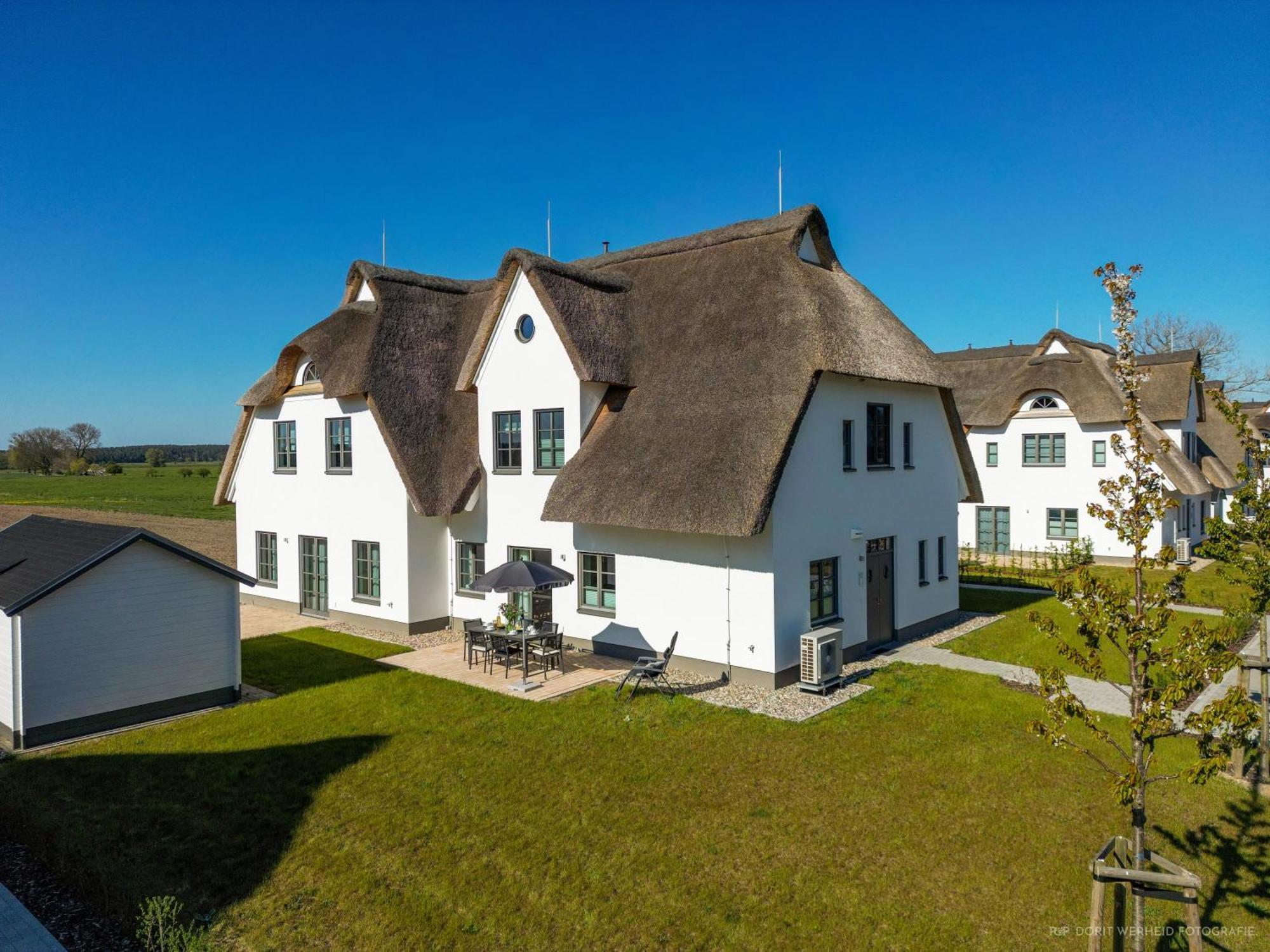 Villa Inseldomizil Stolpe - Urlaub Unter Reet Auf Usedom Stolpe auf Usedom Esterno foto
